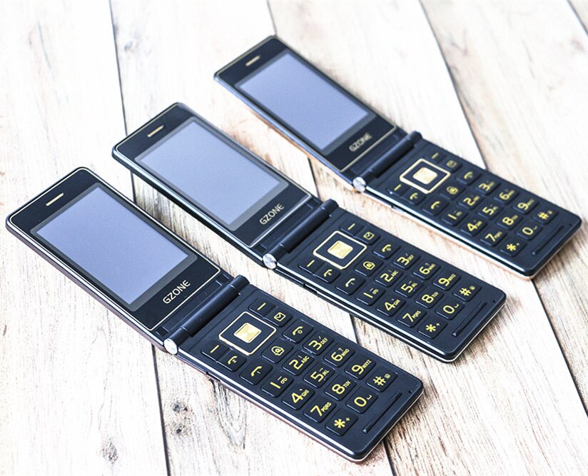 2.8 "big touch screem z klapką na telefon komórkowy podwójna kamera na kartę sim MP3 Mp4 telefon komórkowy rosyjski język hebrajski