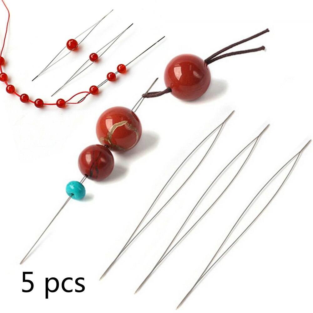 5 Pcs Kralen Naald Open Kralen Naald Diy Kralen Naald Maken Kralen Levert Handgemaakte Pins Sieraden Accessoires Gereedschap