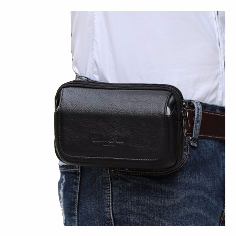 Para umideli F2 Funda de cuero cinturón gancho Loop Bolsito de cintura al aire libre funda de bolsa de teléfono para umideli A5 PRO Android Phone 6,3"