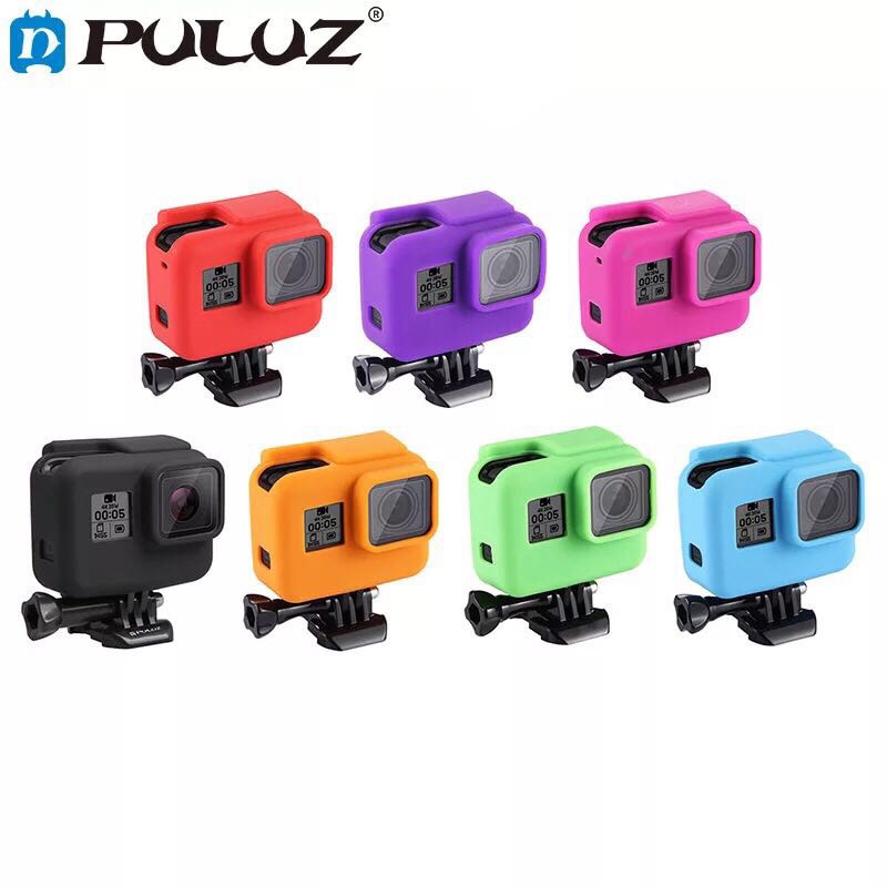 Neue FÜR gehen Profi Weiche Silikon fallen Schutz Abdeckung für GoPro Held 5 6 7 Schwarz Sport Aktion Kamera Zubehör Standard Rahmen