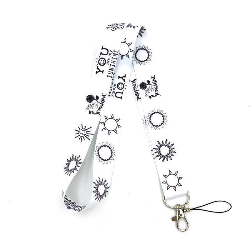 U Bent Mijn Zonneschijn Lanyard Voor Sleutels Id-kaart Badge Holder Neck Strap Mobiele Telefoon Opknoping Touw Sleutelhanger Singels Lint sleutelhanger: Default Title