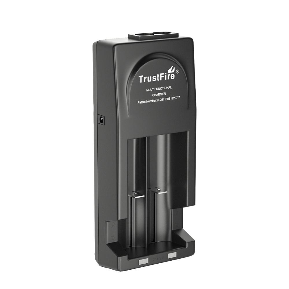 Trustfire TR-001 18650 Battery Charger Universial Oplader 2 Slots Voor Li-Ion Imr LiFePO4 10440 14500 16340 18350 18500 Batterijen