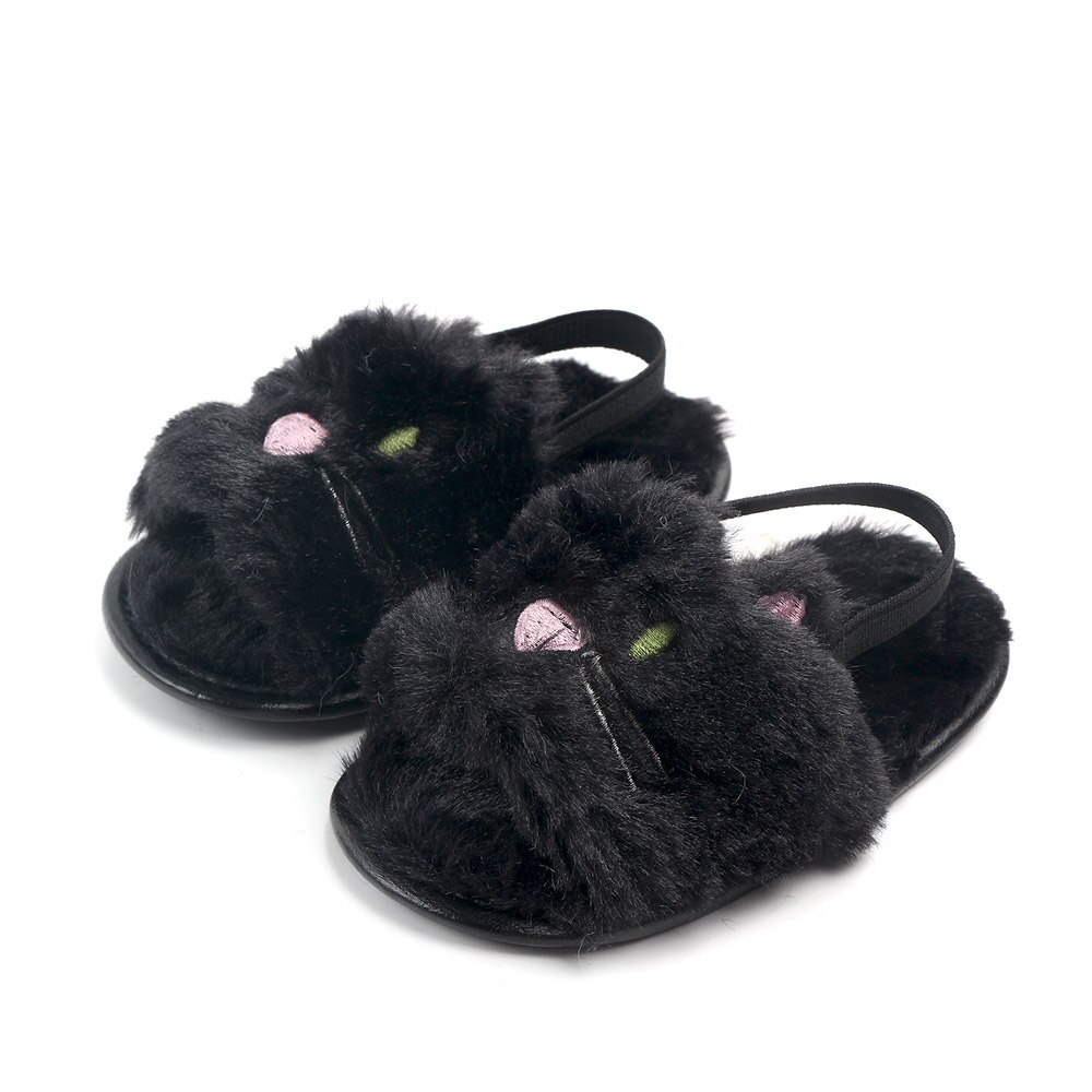 De behårede babysandaler sko blød sål baby pige sko casual baby pige sandaler sko: A3 / 7-12 måneder