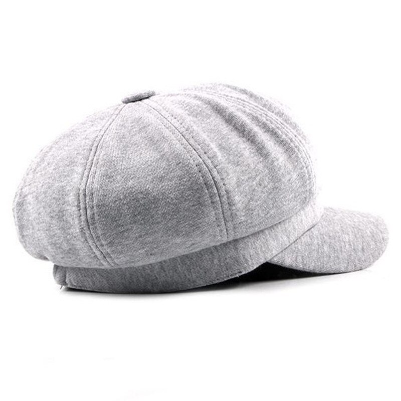 Xdanqinx snapback cap efterår hat til kvinder varm bomuld newsboy hætter britisk strikket retro sportshue til kvinder