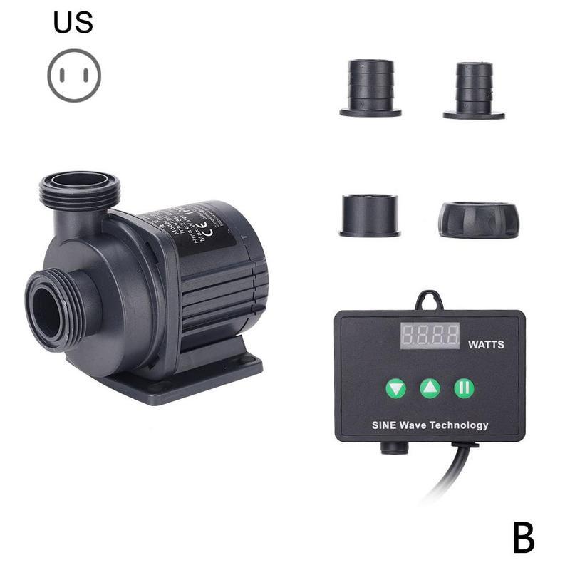 Jebao Sinusvormige Pomp Dcp Serie Dc Pomp Aquarium Aquarium Dompelpomp Stille Zeewater Geschikt Licht Pomp Pomp H3R6: US Plug