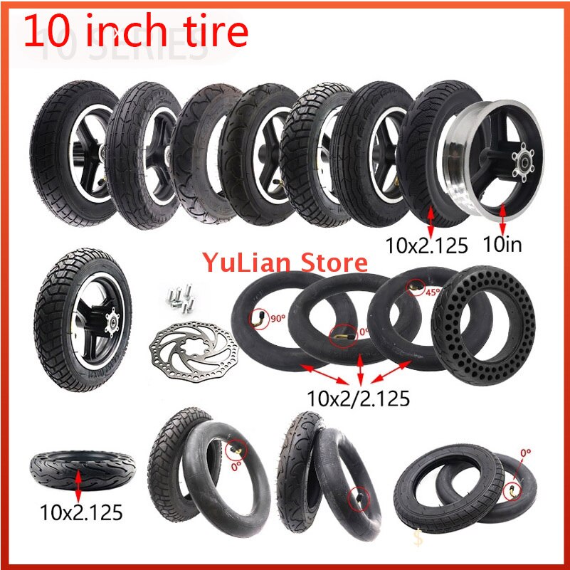 Innen Außen Reifen 10X 2,50 10x 2,5 Rohr Innertube mit gebogen ventil 90 Grad ventil für Baby Kinderwagen Kinderwagen Rolle 10 zoll