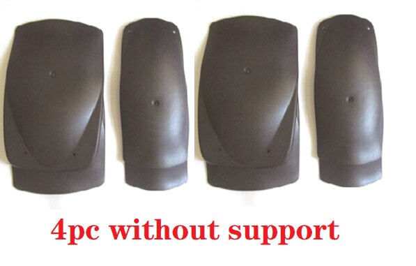 ATV GO CART mud guard fender support buggy Universal fit 110cc 150cc 200cc 250cc sports atv Rear front Fender Mudguards 4pc: 4pc withou support