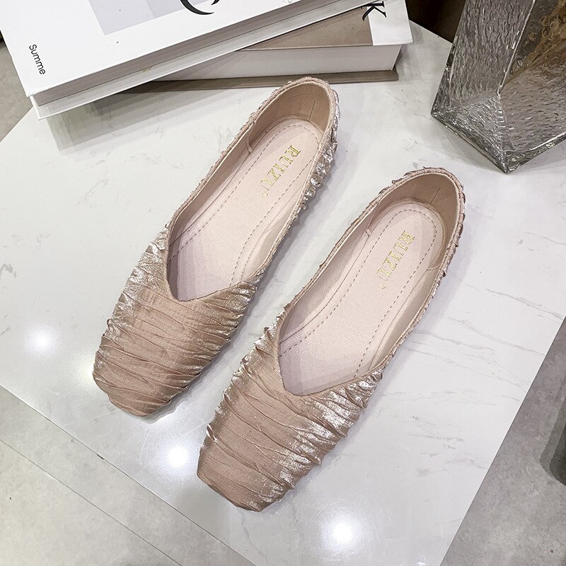 spring and autumn comfortable and breathable flat bottom breathable woven casual sports women's shoes sports shoes