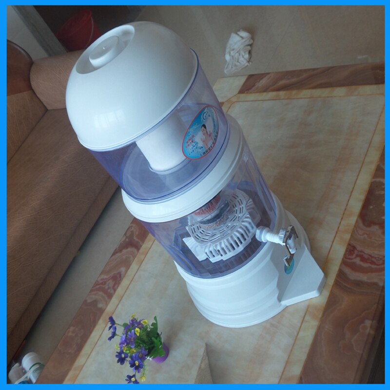 16l filtro de água barris mineral pote tratamento de água filtro alcalino em linha reta bebida balde dispensador purificador de água