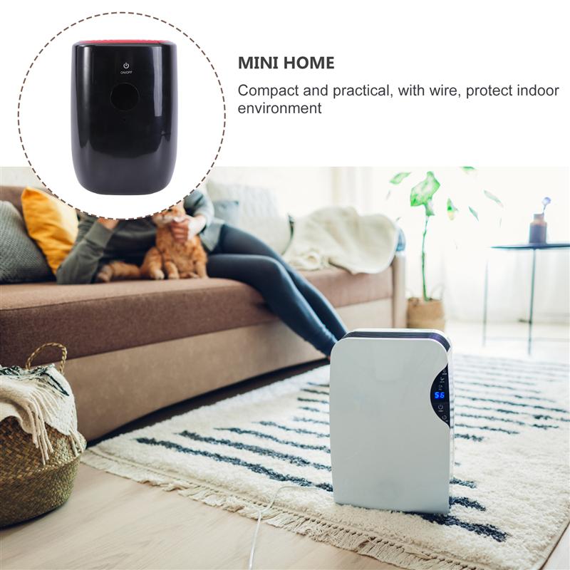 100-240V 800Ml Mini Huishoudelijke Halfgeleider Ontvochtiger Vochtigheid Controller Cool Luchtreiniger Droger Led Display Met Uk plug