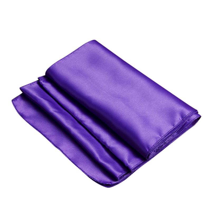 Satin Tafelloper Bruiloft Tafellopers Receptie Banket Decoratie: Paars