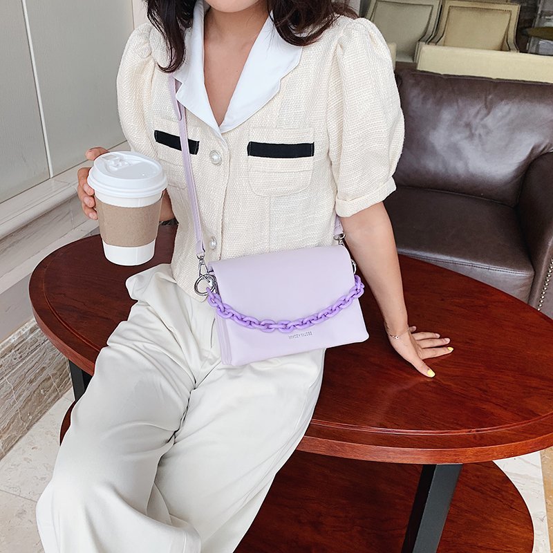 Dames schoudertas dames postbode tas pu leer dames dating tas klein temperament waterdicht paars