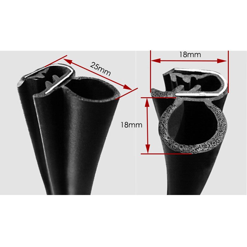 Marco de puerta delantera y trasera de coche automotriz, sello de goma, tiras de ajuste, puertas, protectores de bordes, amortiguadores