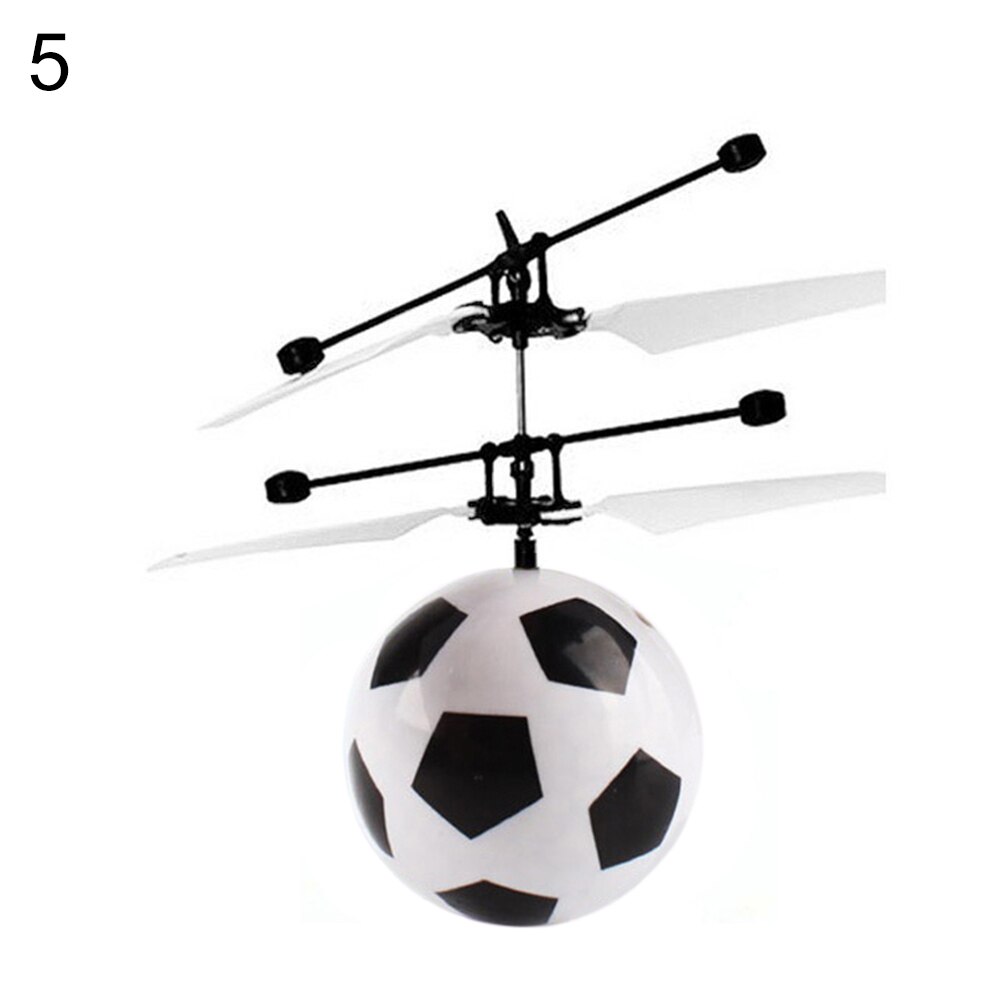 Mini helikopter fly flyvende bold flyvende legetøj sjovt led belysning hindringssensor flyvende bold drone helikopter legetøj til børn: 5