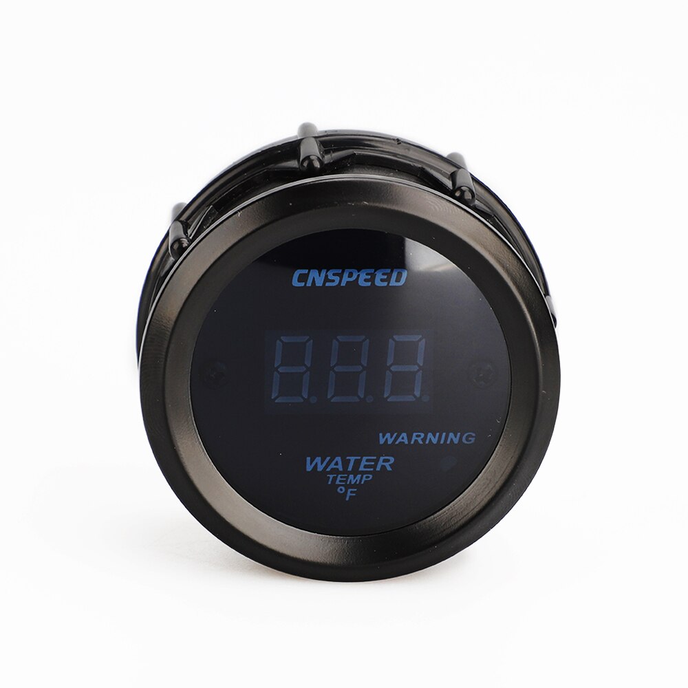 Water Temp gauge 2" 52mm Digital Water temperature gauge Blue LED Car gauge car Fahrenheit Celsius meter with sensor YC101333-F