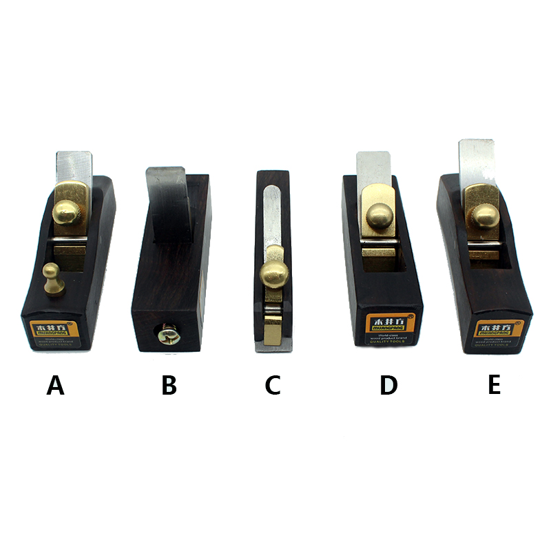 Diy mini handplan snickeri snickare ebenholts snickeri träbearbetningsverktyg 5 st set  or 1 st hand hyvel: Grön