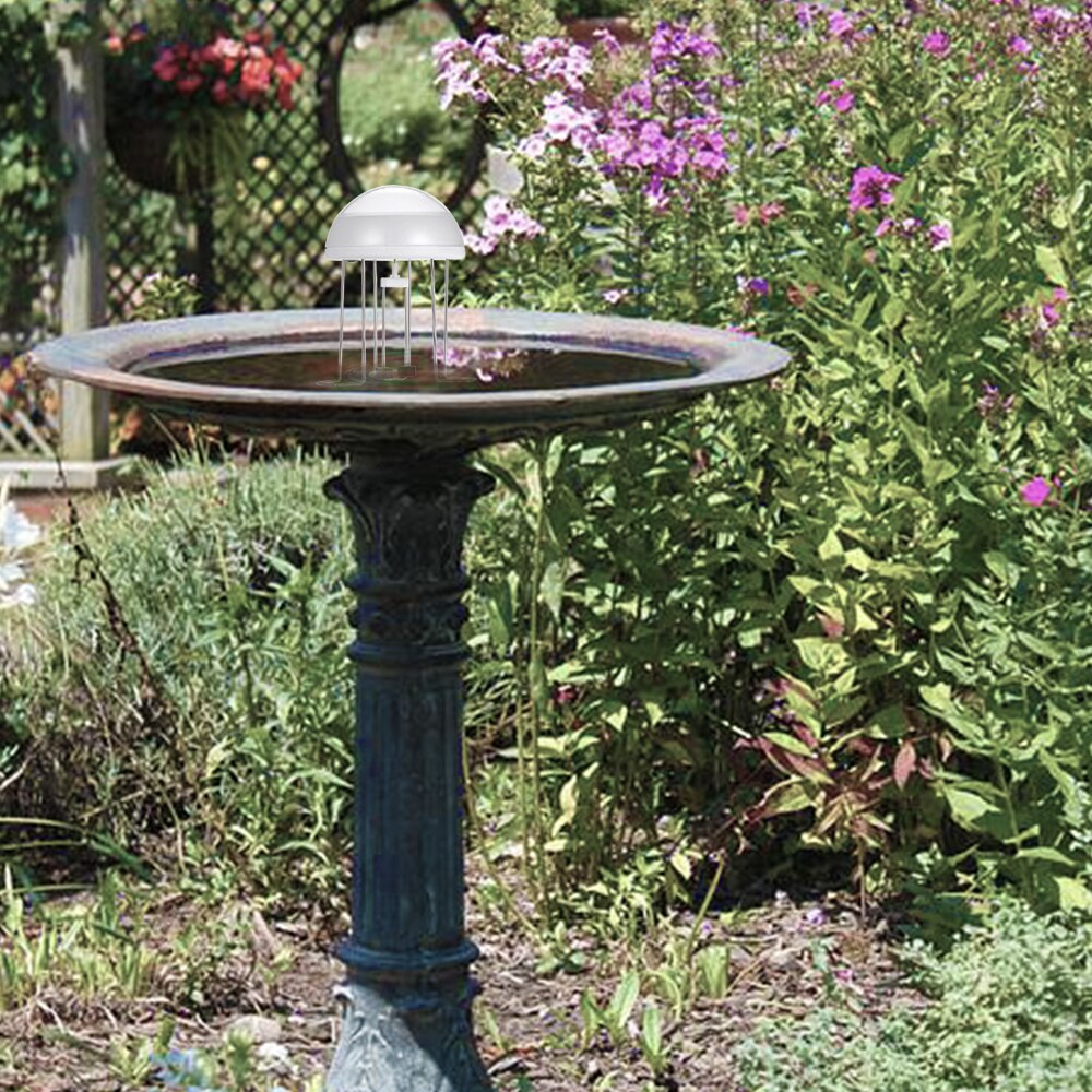 Agitateur solaire pour bain d&#39;oiseaux, 5V, avec batterie de secours, fournitures de jardin