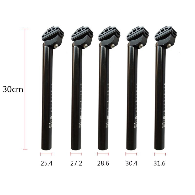Aluminium Legering Fiets Zadel MTB Road Mountainbike Zwart Zadelpen Post Fietsen Onderdelen