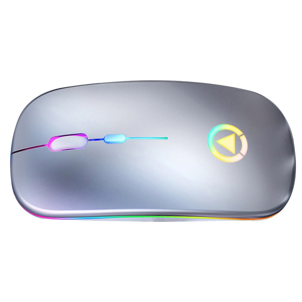 A2 Wireless Mouse Silent Mute Rechargeable Office Wireless Mouse Ultra-thin Silent Lightt Optical Mouse with Usb Receiver