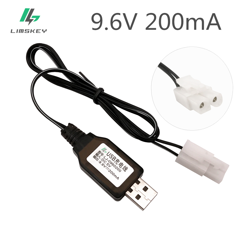 Chargeur pour batterie ni-cd Ni-MH 9.6V, entrée AC 110V-240V, sortie 9.6V 250mA avec prise Tamiya KET-2P pour jouet RC