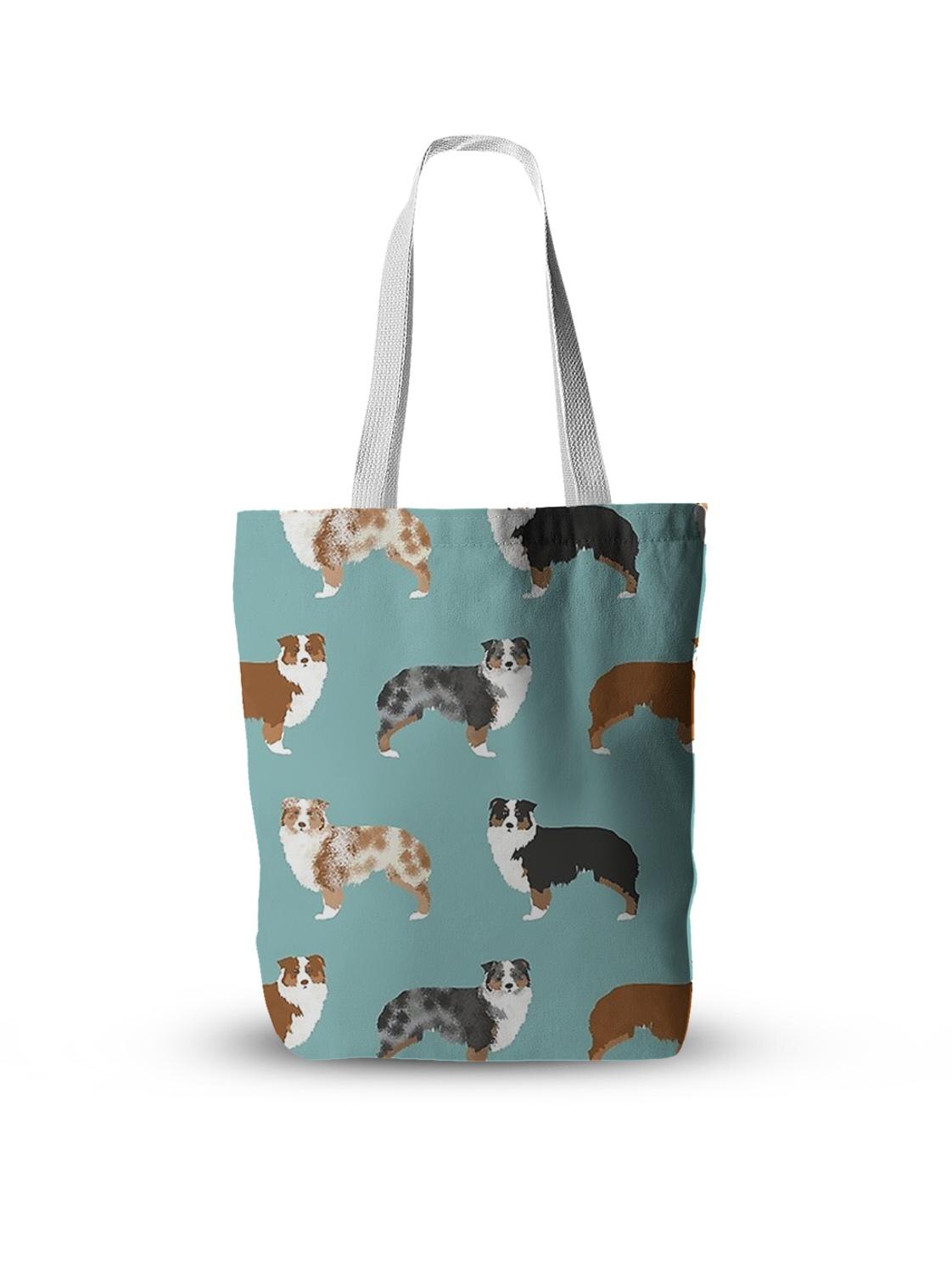 Mode Vrouwen Canvas Handtas Dier Schattig Meisje Boodschappentas Schedel Leuke Casual Schoudertas Grote Capaciteit Tote Bag Herbruikbare Tas: style14