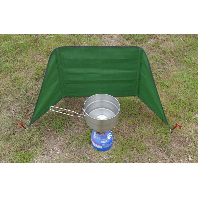 Outdoor Wind Shield Windproof Screen Fireproof Curtain Screen Windbreak Canvas Windbreak Barbecue Bonfire Wind Deflector