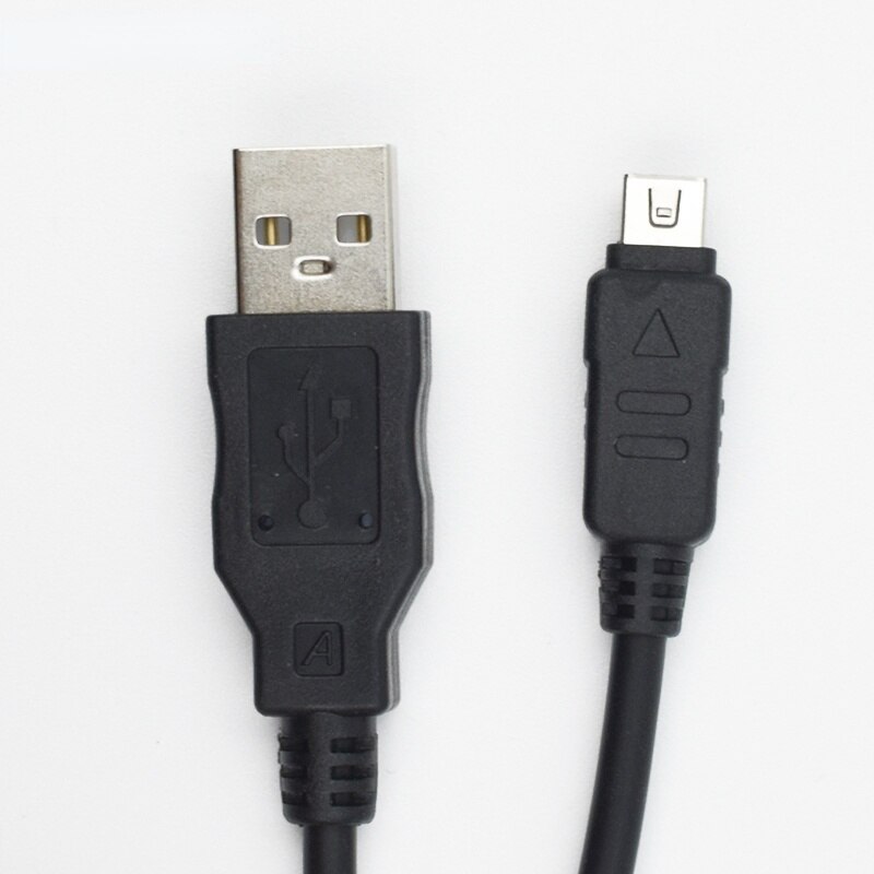 Câble de données pour appareil photo numérique Olympus CB-USB5/CB-USB6, câble USB à 12 broches, 1.5m, en cuivre pur avec anneau magnétique