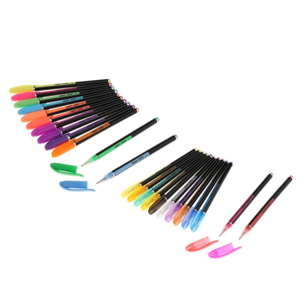 Assorterede farver highlighter fine point premium kunsttegning gør-det-selv papirvarer