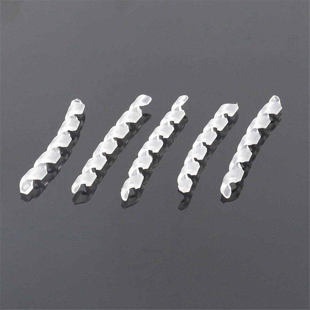 5Pcs Bicycle Brake Cable Protectors Anti-friction Housing Rubber Protector Bicycle Frame Cycling Wrap Guard Tubes Bicycle Parts: Translucent