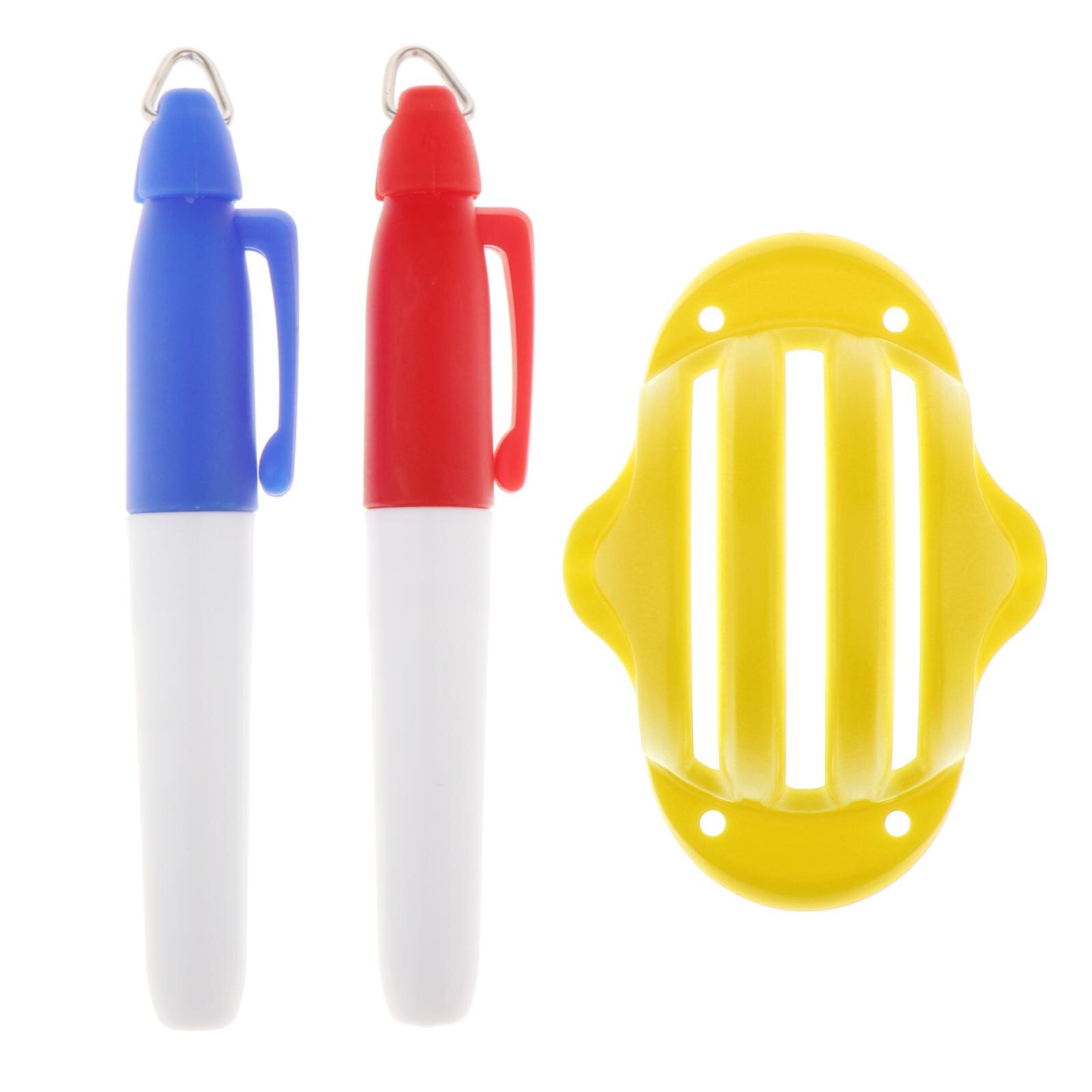 Golf Ball Alignment Liner Marker Line Marking Pens Template Draw Stencil Tools: Yellow