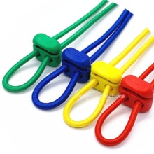 Bouchon à bascule de verrouillage en plastique, 20 pièces, 16x17mm, multicolore, Double trous (dia.4 mm), accessoires pour vêtements