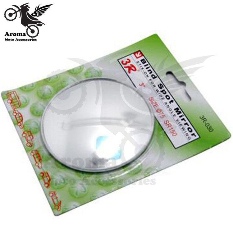 Espelhos retrovisores para moto, 3 tamanhos, unviersal, acessório para moto, amplo campo, espelho convexo, espelhos adicionais para carro, retrovisor para motocicleta: Cinza escuro