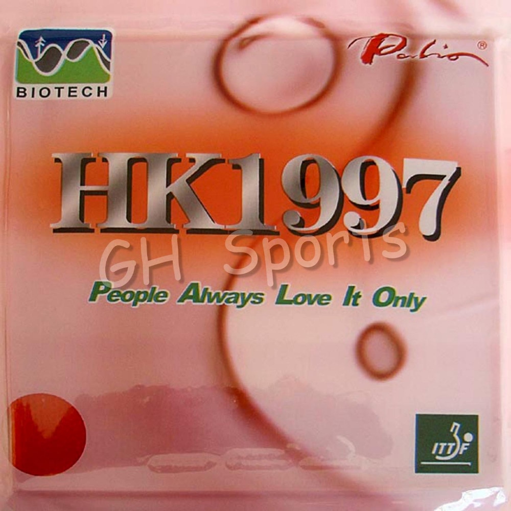 Palio HK1997 Gold Klebrig und HK1997 Biotech Pips Ich bin Tischtennis Gummi