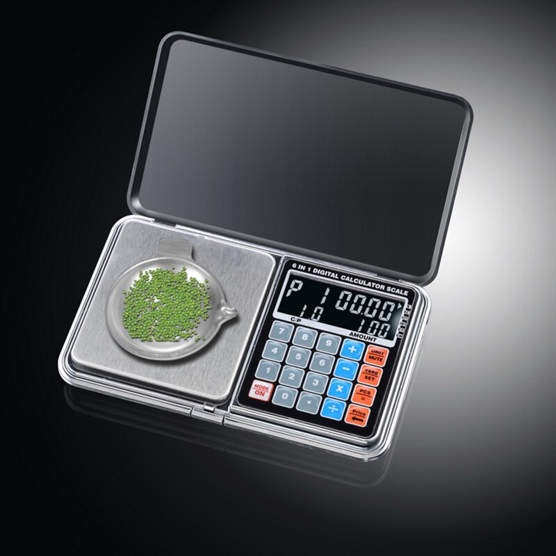 Multifunctionele rekenweegschaal mini lcd digitale zakweegschaal 100/200/300/500/1000g 0.01/0.1g sieradenweegschalen gewichtsbalans