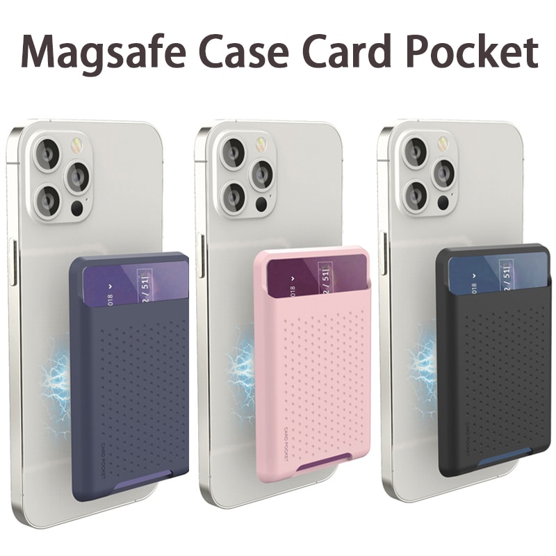 Magnetic case for iphone 12 pro max, strong magnetic card slot pocket, magnetic wallet stand, card holder for iphone r 12 mini and 12 max magsafe.