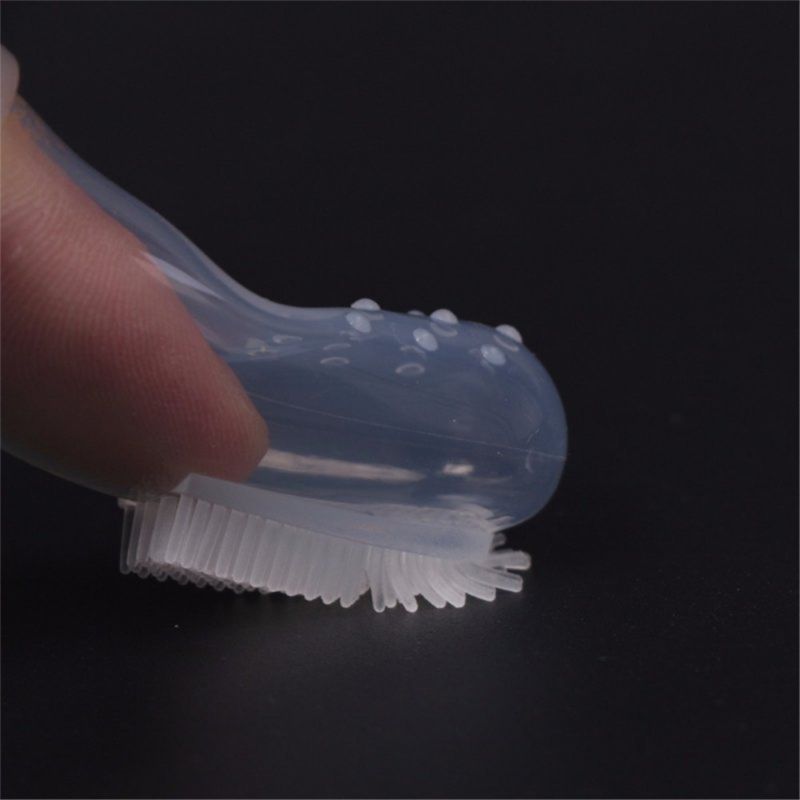 Silicone Baby Finger Toothbrush Baby Newborn Children Health Care Finger Toothbrush Toothbrush Massager 3 Colors