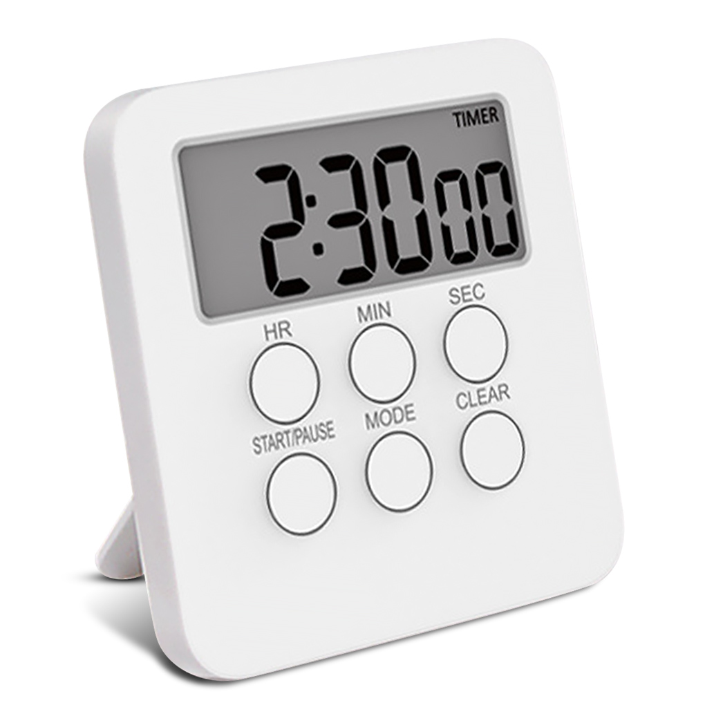 LED Kitchen Timer Digital Timer Square Cooking Count Up Countdown Alarm Clock Sleep Stopwatch Clock Kitchen Gadgets