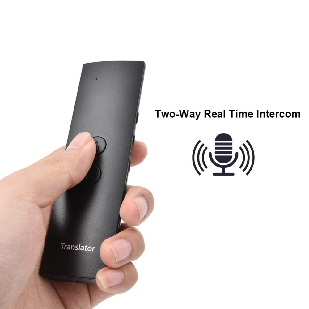 T6 Portable Smart Voice Translator Two-Way Real Time Translation Pocket Device for Learning Business T6