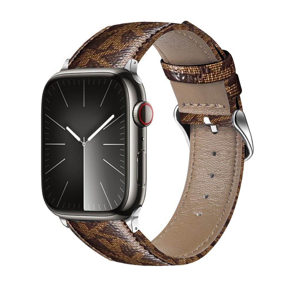 Klassisk skinnrem til apple watch, rem 49mm 45mm 41mm 44mm 40mm 38mm 42mm, rem til iwatch  se 6 7 8 9 armbånd