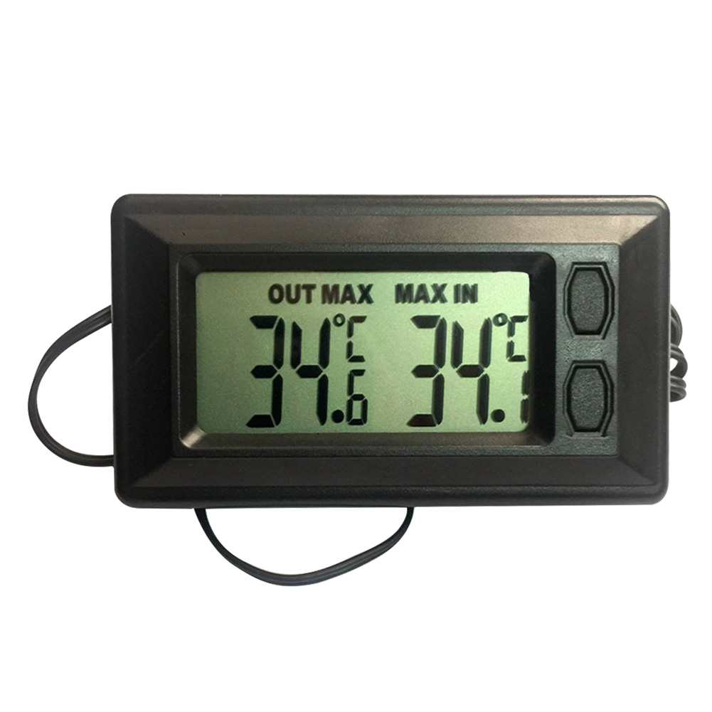 Car LCD Digital Display Indoor Outdoor Thermometer Meter Thermometers Inside and Outside With 1.5m Cable Auto Cars Tools Instrum