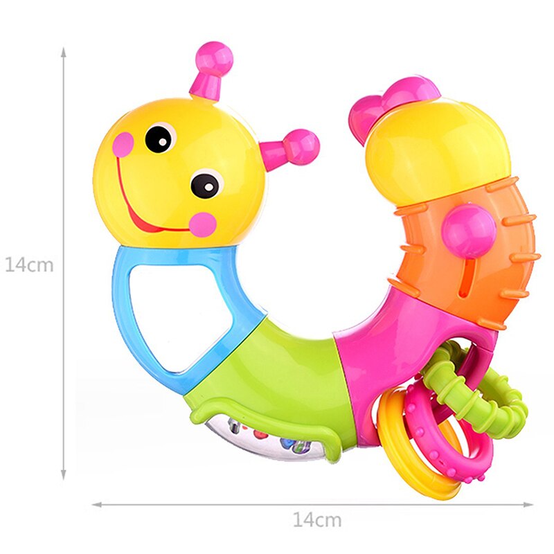 Juguetes para bebés de 6 a 12 meses con cabeza giratoria, anillos de sujeción, cuentas coloridas, espejo pequeño y juego de torsión