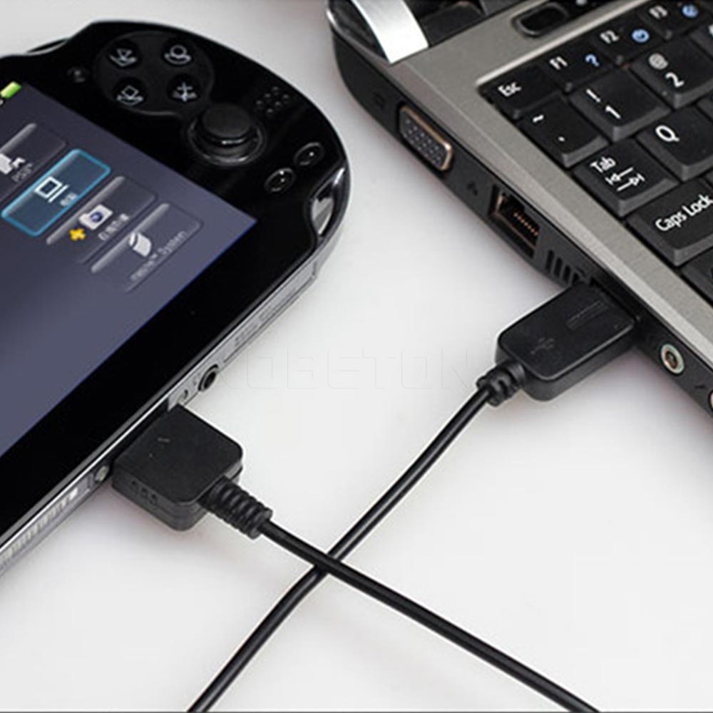 Kebidu 1M negro 2 en 1 para Sony PS Vita USB transferencia de datos