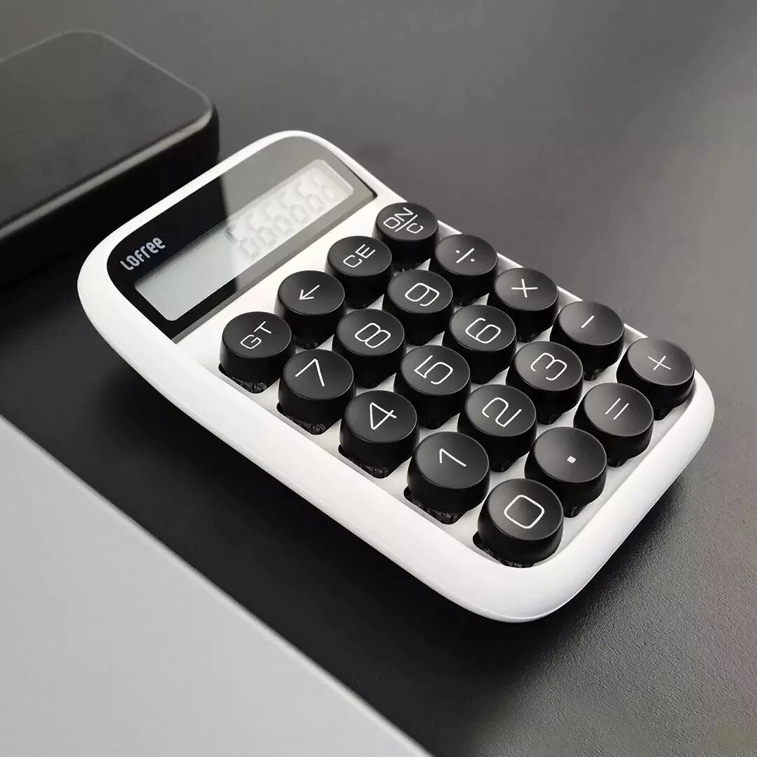 Lofree Calculator Jelly Beans Calculator LCD Display Detachable Keycap intelligent shutdown key cap student office calculation