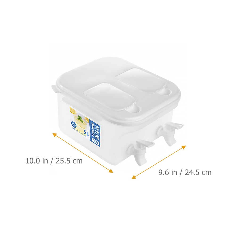 Lemonade Dispenser Iced Drink Dispenser Plastic Beverage Dispenser with Spigot