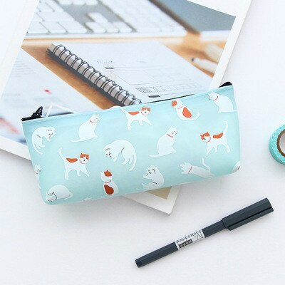 Kawaii Expression Etui Pu Schoolbenodigdheden Briefpapier Pencilcase School Leuke Pennenbakje School Gereedschap: 2