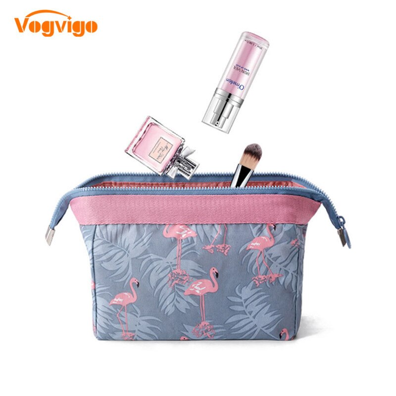 VOGVIGO Women Travel Day Clutches Zipper Trunk Makeup Case Handbags Organizer Storage Pouch Toiletry Wash Bag Ladies Hand Bags