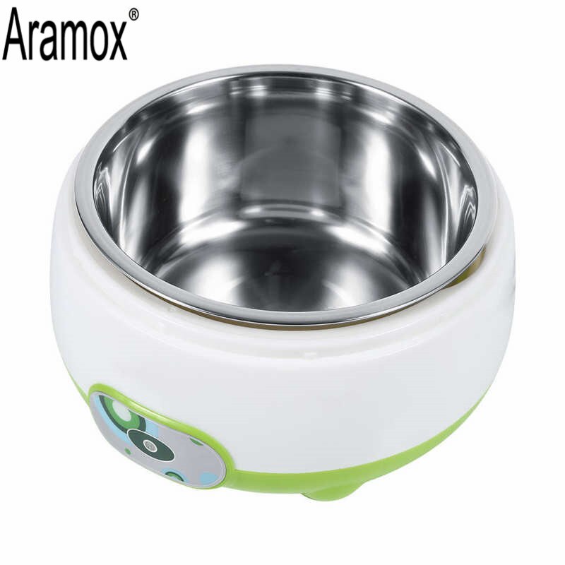 Máquina automática de acero inoxidable para hacer yogurtera, contenedor de Yogurt, aparato de cocina, 1L