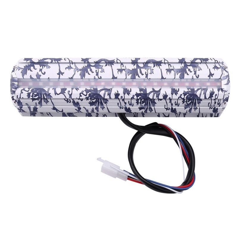 Altoparlanti stereo per moto lettore musicale MP3 lettore Bluetooth con USB,AUX-in, Radio FM blu e porcellana bianca