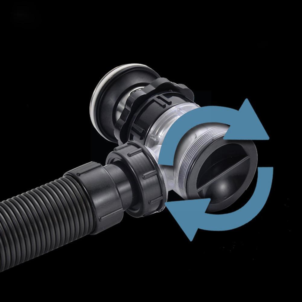 Washbasin integrated steel drain pipe Washbasin wash fittings pipe clamshell drain drain basin D9V2