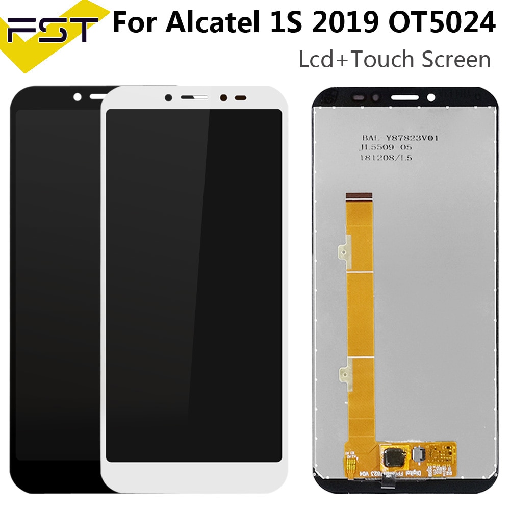 Para alcatel 1s 2019 5024 lcd tela de toque para alcatel 1v 2019 5001 lcd alcatel 1c 2019 5003 lcd alcatel 1b 5002